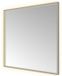 Hotbath &More Miroir LED carré pour salle de bain - Rectangulaire - 80 x 80 cm - Gunmetal brossé