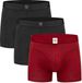 A-dam 3-Pack Red Sunnies Boxershorts Heren Biologisch Katoen Meerkleurig XXL