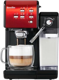 Breville VFC109X-01 Primalatte II Koffie- En Espressomachine, Zwart/Rood