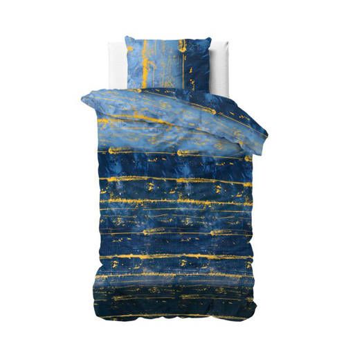 Sleeptime Polyester-katoen dekbedovertrek 1 persoons (140x220 cm) - blauw