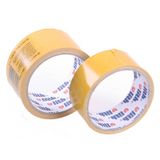Merkloos / Sans marque Dubbelzijdige tappijttape plakband - 3x rollen - bruin - 5 meter x 3.8 cm