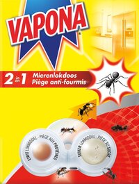 Vapona - Dubbele Mierenlokdoos - 2 Stuks - Insectenbestrijding