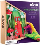 OKTO Sensory Art WoodEnCraft - Kleine Wereld - Mama Trol - Luchtdrogende Klei - 21X21Cm - 8 Jaar