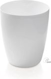 Prosperplast Pot de fleurs Rond Duow 13cm BLANC