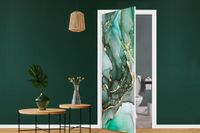 StickerSnake Deursticker Goud Marmerlook - 85x205 cm - StickerSnake