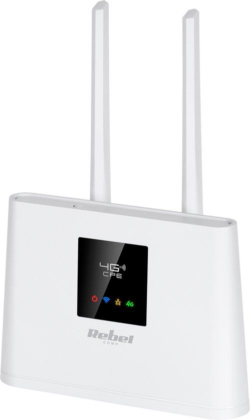 Rebel RB-0702 Serie - 4G LTE Router - SIM Kaart - Externe Antennes - 10 Gebruikers