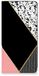 B2Ctelecom Samsung Galaxy A05 Stand Case Zwart Roze Vormen