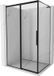 Mexen Rox L porte coulissante cabine de douche gauche 120 x 80 cm, cadre noir