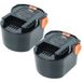 Aeg 2x Batterie Remplacement Pour 0700 980 320 B1215r, B1220r, M1230r Pour Outil Électrique (2100 mAh, NiMH, 12 V)