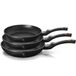 Berlinger Haus BH6158 Set de casseroles 3 pièces Noir Aluminium