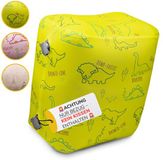 OEM UMBAPA® Voetensteunset voor kinderen – Opblaasbare voetensteun + Dino Blossom-hoes | Dino Greeny