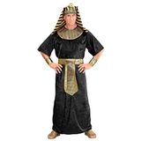 Widmann Egyptische Farao Toeta - Kostuum - Mannen - ZwartGoud - XL
