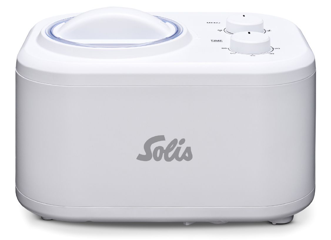 Solis Gelatissima Ijsmachine - Ijsmaker - 1 Liter - Wit