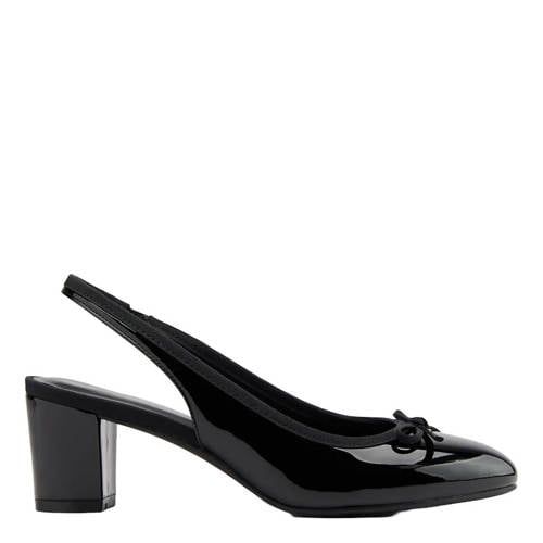 Graceland lak slingback pumps met strik zwart