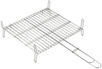 Sauvic 40x45 Cm Dubbele Grill Zilver