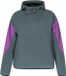 myMo ATHLSR myMo Blouson Dames XXL Grijsblauw Kleurblok