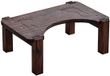 Azomor® Tabouret de toilette en bois avec dosettes antidérapantes