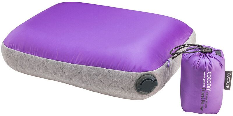 Cocoon Air-Core Ultralight Pillow 28x38cm - Violet/Grey