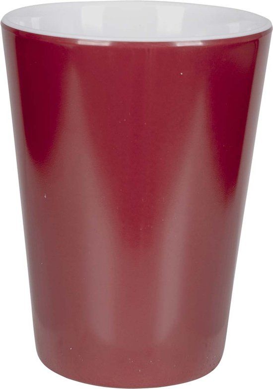 Bo-Camp Two-Tone Melamine Beaker Set - Red - 4 Pieces