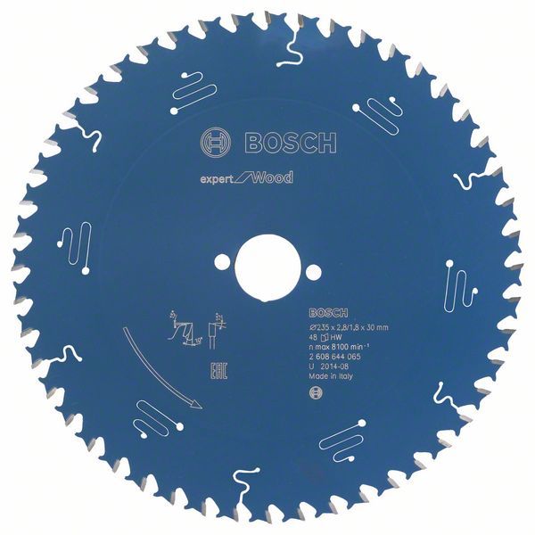 Bosch 2 608 644 065 Cirkelzaagblad - 1,8 mm - 8100 rpm