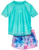 Playshoes Kinderbadset met UV-bescherming, Turquoise Batik