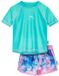 Playshoes Kinderbadset met UV-bescherming, Turquoise Batik