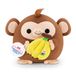 Snackles Monkey (Dole, Banana), Series 2, 35 cm Pluche Speelgoed