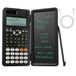 NEWYES Oplaadbare wetenschappelijke rekenmachines 991ES MAX, 417 functies, schrijfblok, opvouwbare harde koffer, 4-regels geschreven display geavanceerde rekenmachines voor studenten school