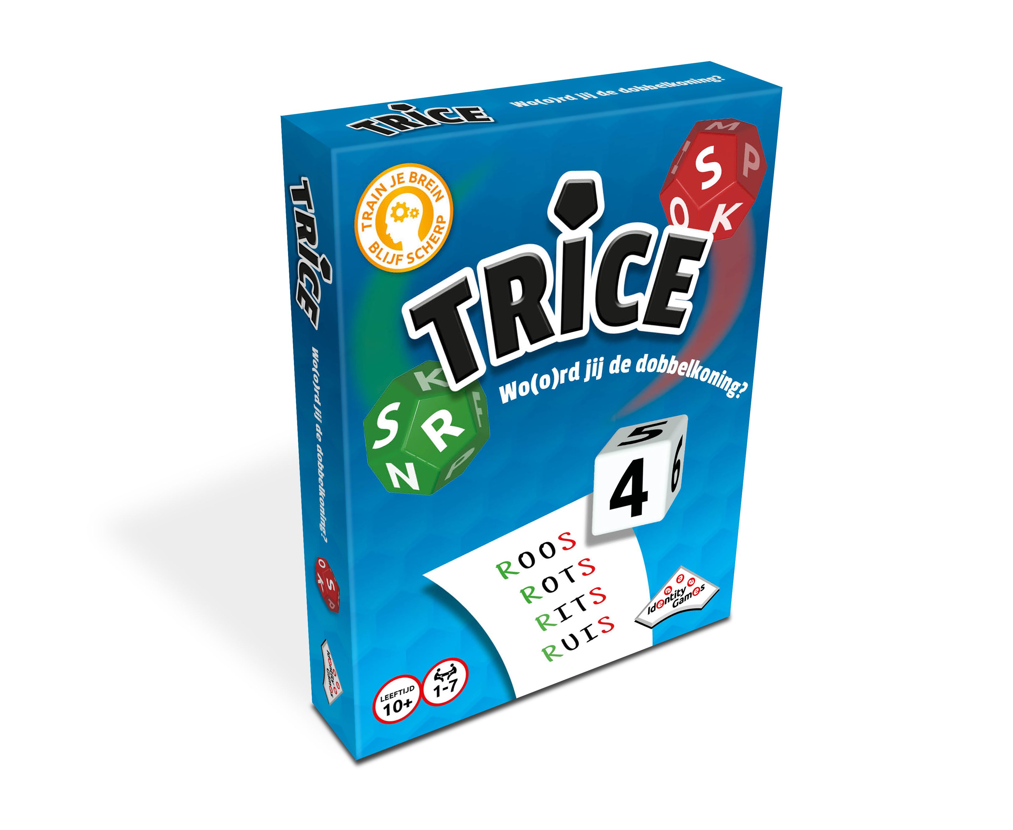 Identity Games Trice Dobbelwoordspel - Kaartspel voor 1-7 Spelers, vanaf 10 jaar