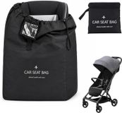 Siège auto - Sac de voyage pour le contrôle des portes de l'avion - Housse de siège auto imperméable avec bandoulière - Ajustement universel pour porte-bébé - Rehausseur