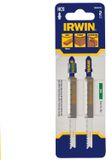 Irwin Pro Decoupeerzaagblad met T-aansluiting, voor Hout, Fijne Vertanding, 2 Stuks