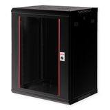 ROLINE 19-inch wandbehuizing Basic Plus 18U, 600x450 BxD zwart