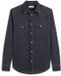 Tommy Hilfiger Heren Lange Mouwen Shirt Katoen Zwart Gemêleerd S