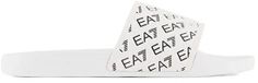 Ea7 Emporio Armani Toutes les pantoufles à logo Olver Blanc UE 45