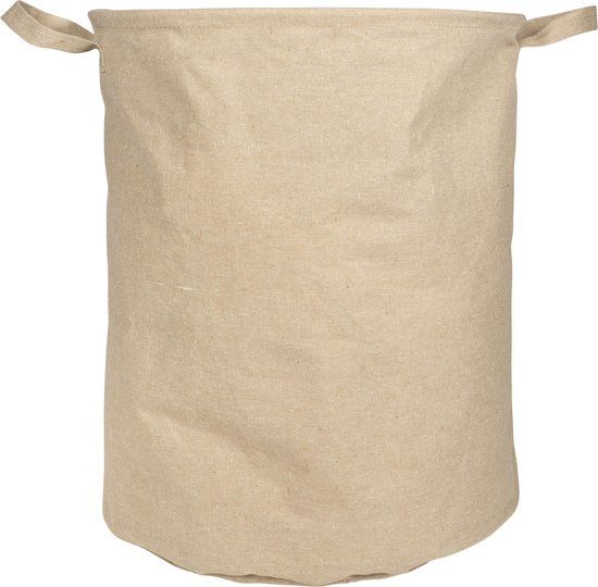 QUVIO Wasmand met handvaten - Kraftlook - 43 Liter