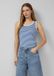 s.Oliver T-shirt rayé à col rond Femme, bleu roi, taille 44
