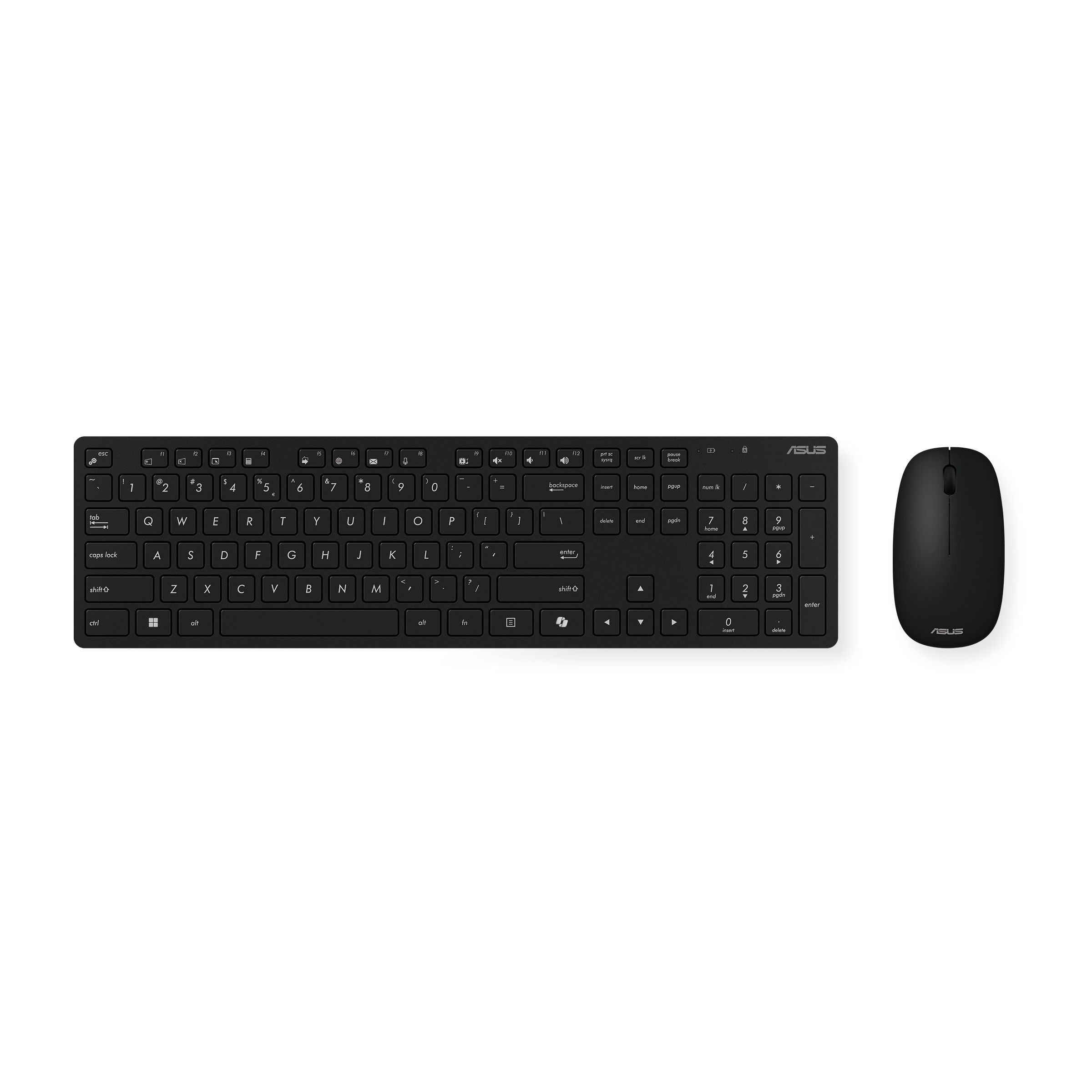 ASUS W5000 Wireless Keyboard and Mouse Set - Black