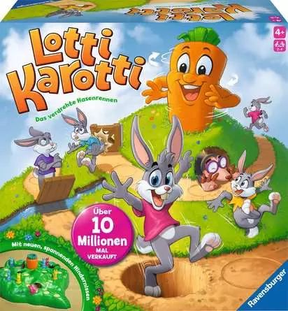 Ravensburger Lotti Carotti Board Game - Family Game for 2-4 Players, Ages 4+
