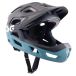TSG Casque BMX Seek FR Design Graphique (S/M - Noir/Bleu)
