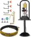 VEVOR Pneumatische 0,6-0,8 MPa Vetpomp Gegoten Aluminium Luchtaangedreven Smeerpomp Stroom van 740 G/Min Luchtvetpomp -20 ℃ Tot 100 ℃ Bedrijfstemperatuur Geschikt voor 0-3 # Vet