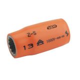 SAM Outillage dop 1/2 - 12kant - geïsoleerd 1000V