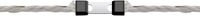 Kerbl Koord Verbinder - rvs - tot 6 mm - Litzclip - 5 stuks
