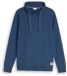 Tom Tailor - Snood-shirt met lange mouwen en wafelstructuur - Maat XXL - Dark Duck Blue