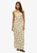 Superdry Maxi-slipdress met schuine snede - Dames - Jurken - Viscose - Mouwloos - Ronde hals - Strawberry - UK10-EU38