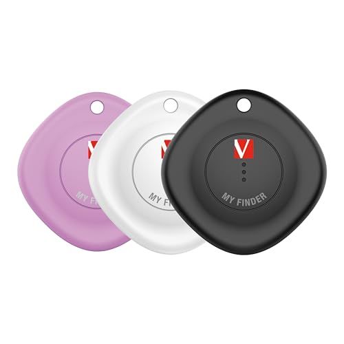 Verbatim My Finder 3-delige set - Bluetooth tracker voor rugzak, koffer, portemonnee, sleutels - Apple Find My compatibel