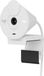 Logitech Brio 300 Webcam, Full HD 1080p, Microphone intégré avec réduction de bruit, Blanc
