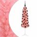 vidaXL - Kunstmatige smalle kerstboom met kerstballen, 120 cm, 150 LED's