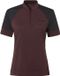 Altissimo VAUDE Altissimo Q-Zip Shirt Dames Korte Mouw Polyester Wol Dark Oak Maat 36