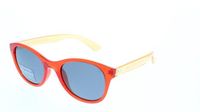 H.i.s Zonnebril 70101 Junior Rechthoekig Cat. 3 Geel/rood