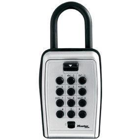 MASTER LOCK 5422EURD Draagbare Sleutelkluis - Zwart/Grijs - Combinatieslot